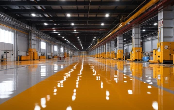 Epoxy flooring installation process